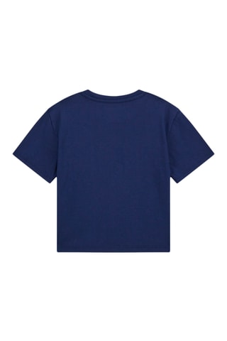 T-shirt en coton biologique - Bleu marine