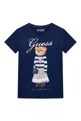 T-shirt en coton biologique - Bleu marine