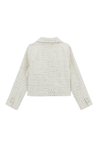 Veste en tweed - Beige clair