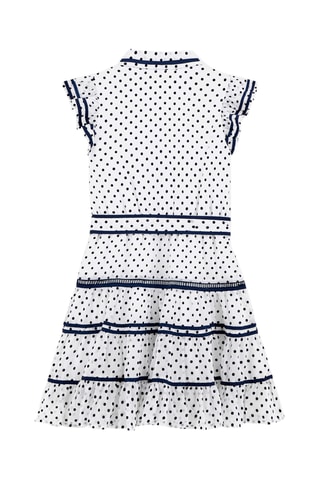 Robe - Bleu nuit et blanc