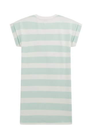 Robe t-shirt - Vert d’eau et vert émeraude