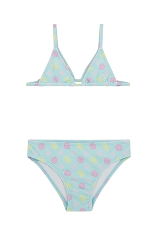Maillot 2 pièces - Turquoise et jaune
