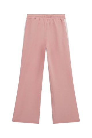 Pantalon - Rose poudré et blanc