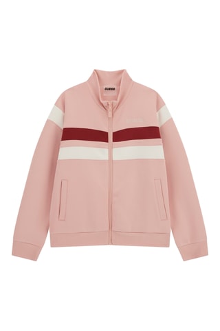 Sweat - Rose poudré et blanc