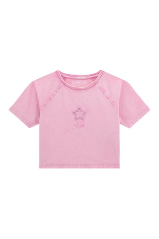 T-shirt en coton biologique - Rose