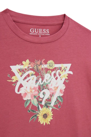 T-shirt en coton biologique - Vieux rose