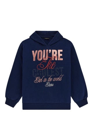 Sweat à capuche - Bleu marine