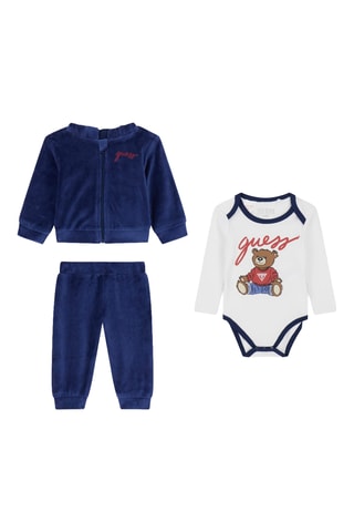 Ensemble 3 pièces - Bleu marine et blanc