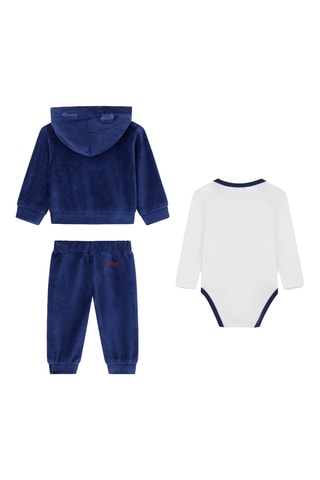 Ensemble 3 pièces - Bleu marine et blanc