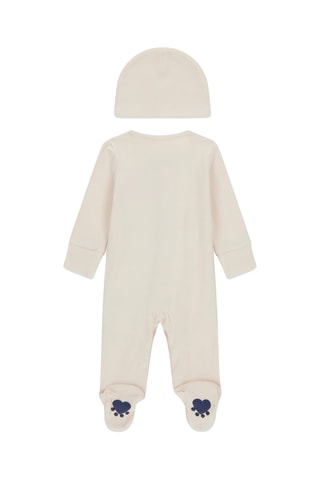 Bonnet et grenouillère - Beige