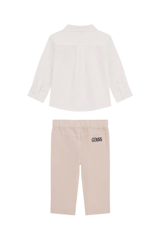 Chemise et pantalon - Blanc et beige