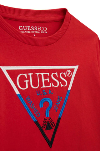 T-shirt en coton biologique - Rouge