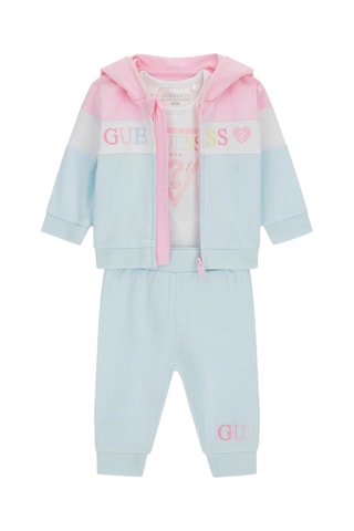 Ensemble 3 pièces - Blanc et rose