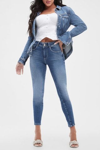 Jean 7/8 taille haute - Bleu clair