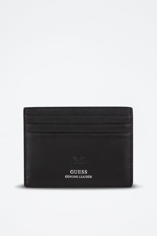 Porte-cartes en cuir - Noir