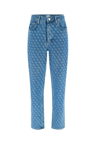 Jean mom taille haute - Bleu clair