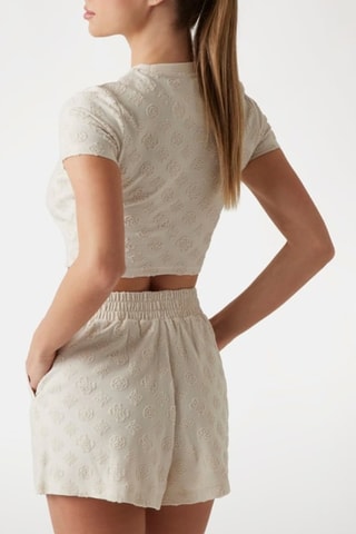 Crop top Peony - Beige