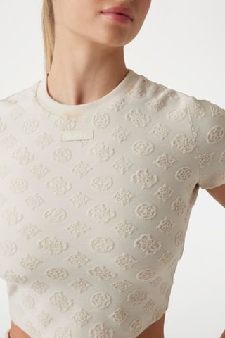 Crop top Peony - Beige