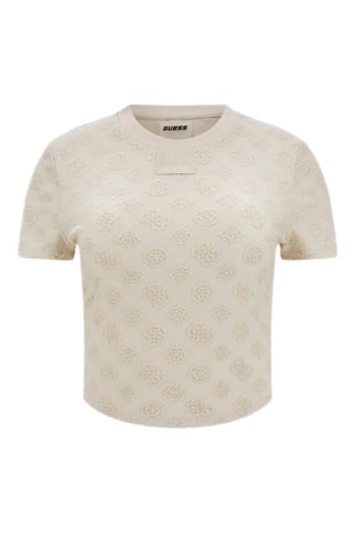 Crop top Peony - Beige