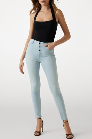 Jean taille haute 1981 - Ciel