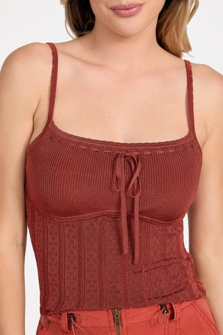 Top Reina - Rouge brique