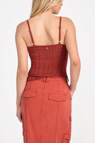 Top Reina - Rouge brique