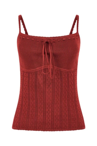Top Reina - Rouge brique