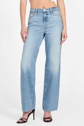 Jean taille haute Charleston - Ciel