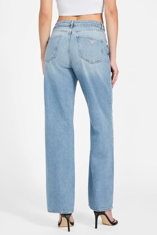Jean taille haute Charleston - Ciel
