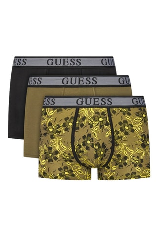 3 boxers Joe - Vert et noir - Guess