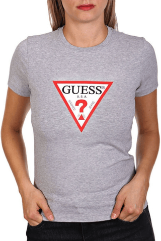 T-shirt slim - Gris chiné - Guess
