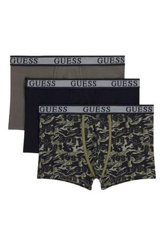 3 boxers Joe - Kaki et noir