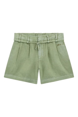 Short en lin - Vert clair - Guess