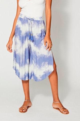 Culotte - Blanco y violeta