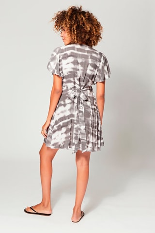 Robe tie and dye - Blanc et gris