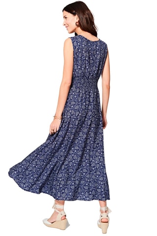 Robe longue - Bleu