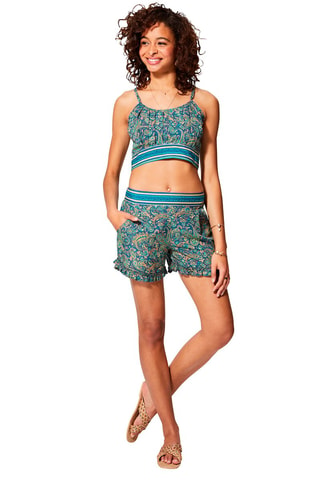 Top y short - Azul