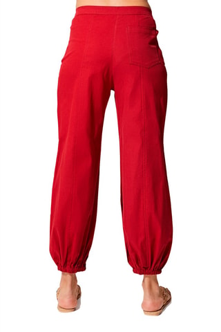 Pantalón recto - Rojo