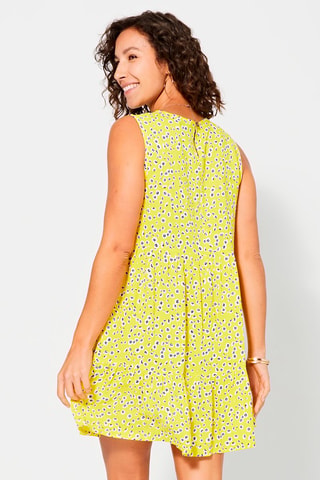 Vestido trapecio - Amarillo