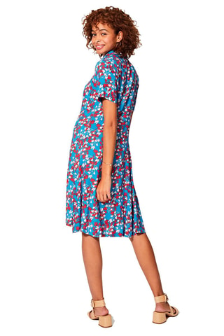 Robe chemise - Bleu