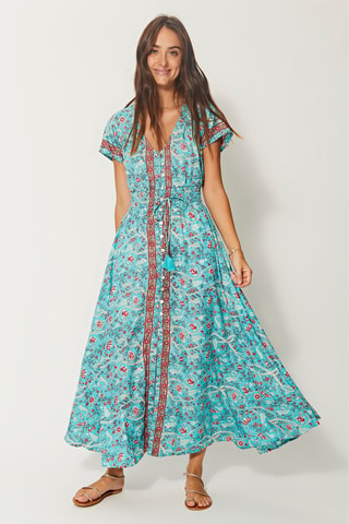 Vestido largo - Azul