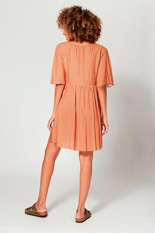 Robe patineuse - Rouge et jaune