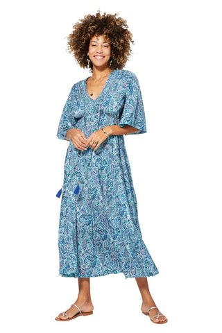 Vestido largo - Azul
