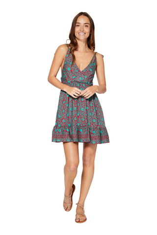 Vestido corto sin mangas - Rojo