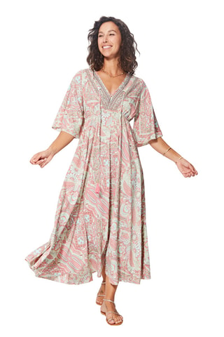 Vestido largo - Beige