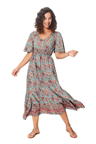 Vestido largo - Gris