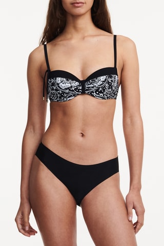 Sujetador de bikini Flowers - Negro - Chantelle