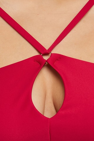 Sujetador de bikini con relleno Molly - Rojo