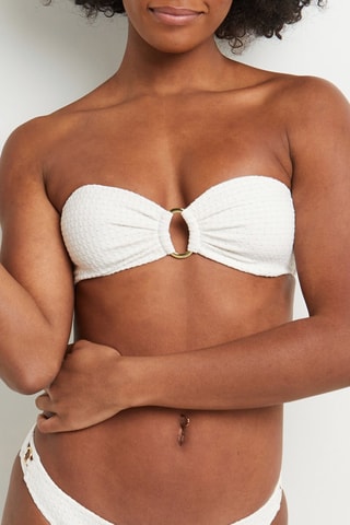 Sujetador de bikini con relleno Maud - Blanco