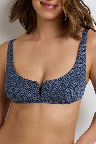 Sujetador de bikini Ninon - Azul